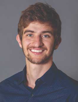 Young man smiling