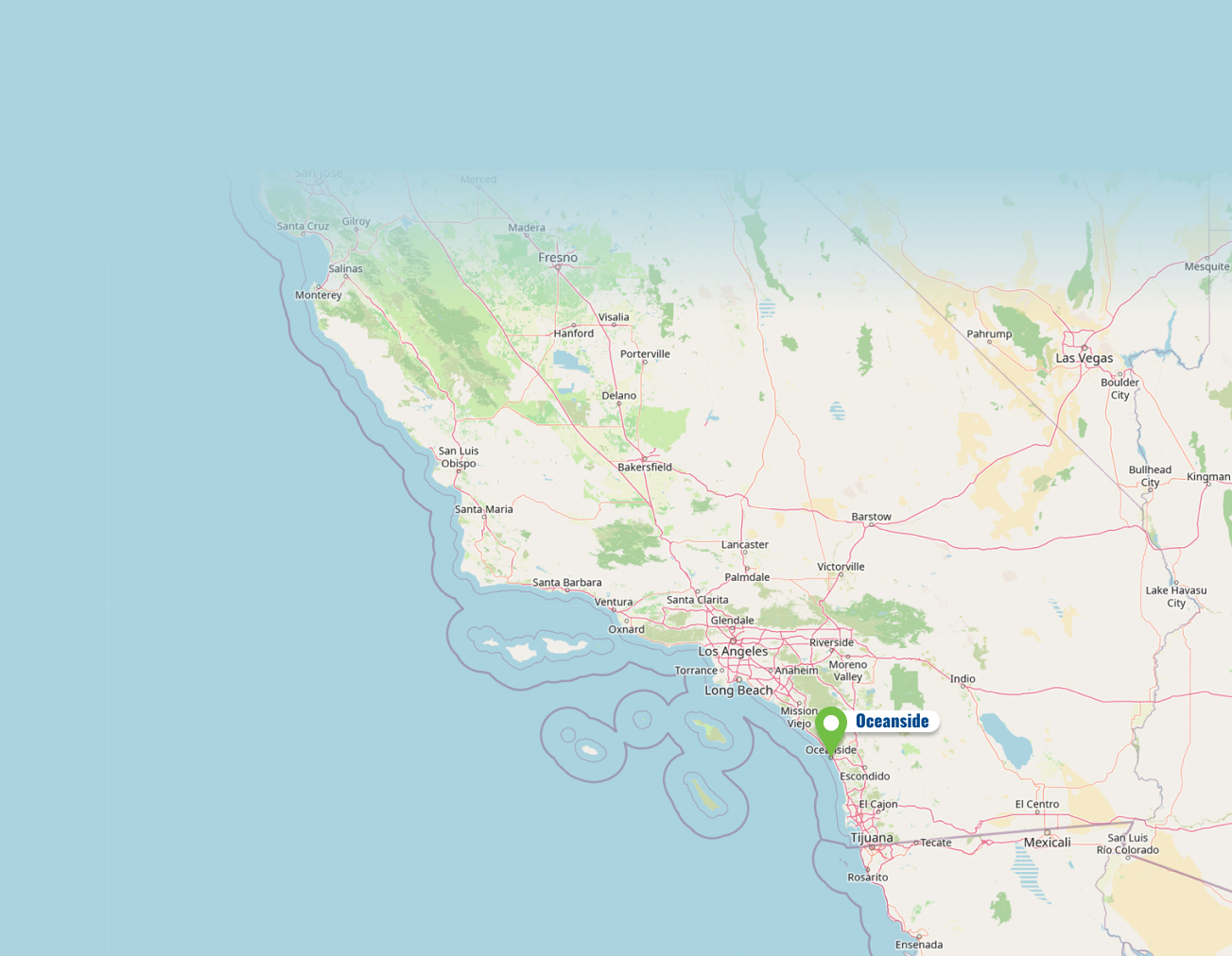 map of California