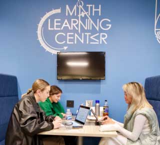 Math Learning Center study session